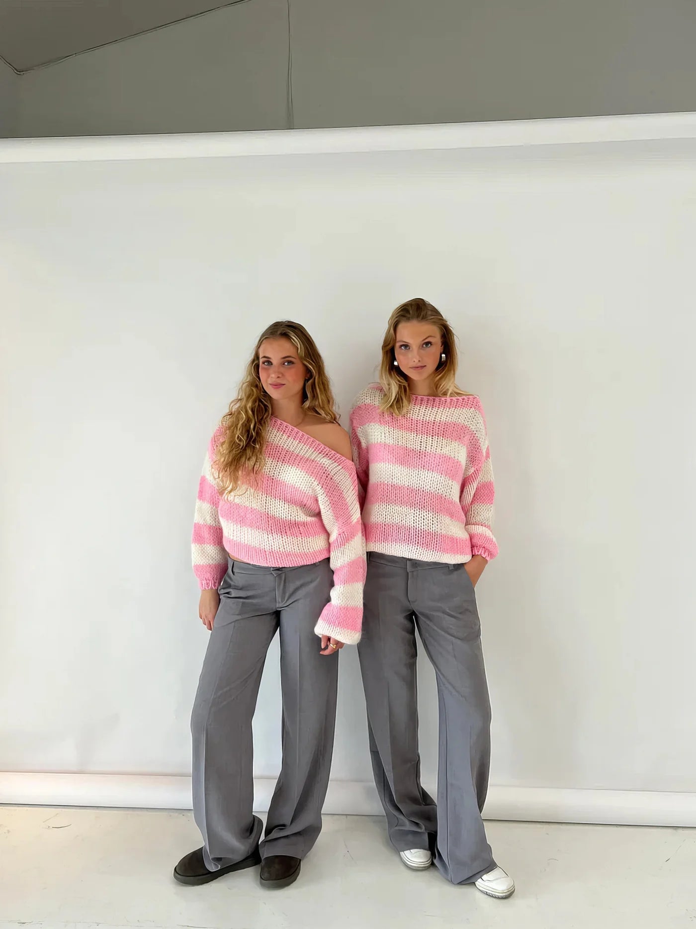 Gestreepte Pullover Sweater Blauw