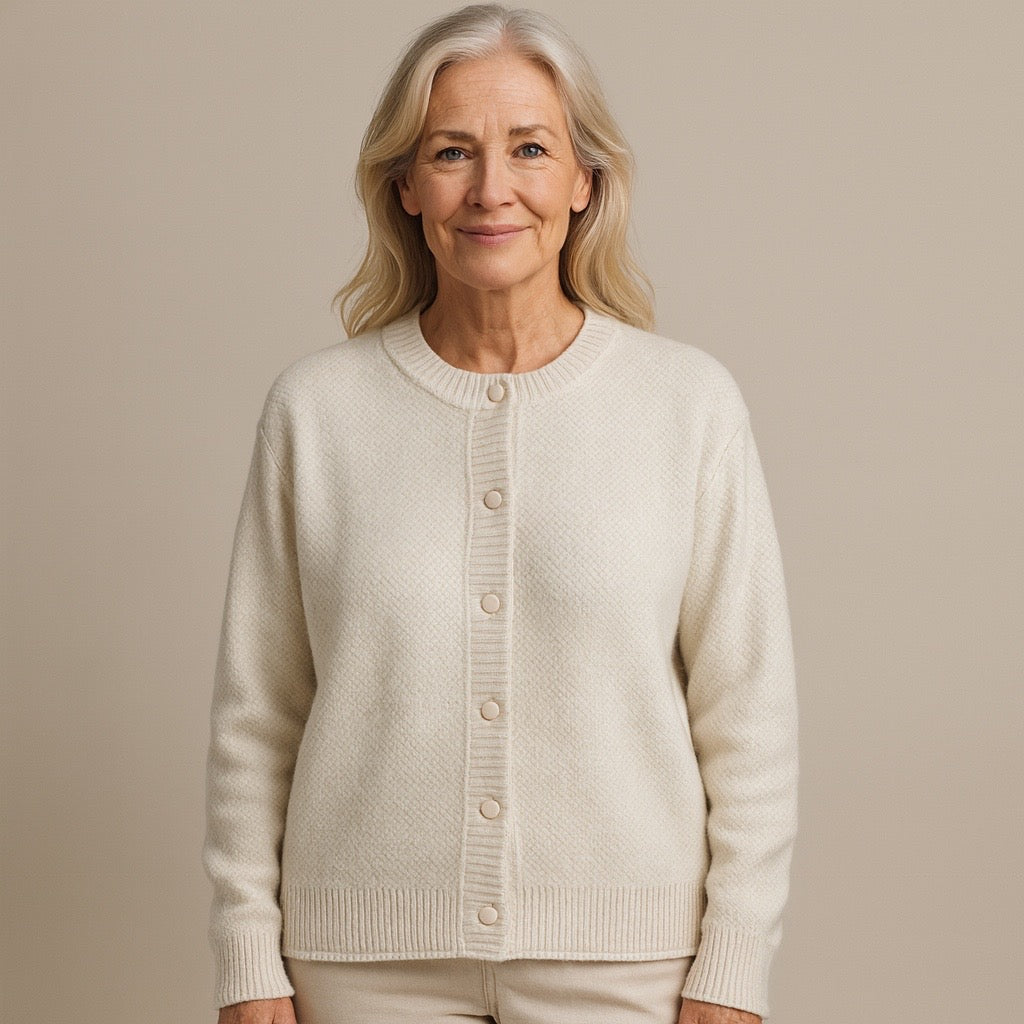 Cavell™ – Losvallend Vest met Ronde Hals & Knopen
