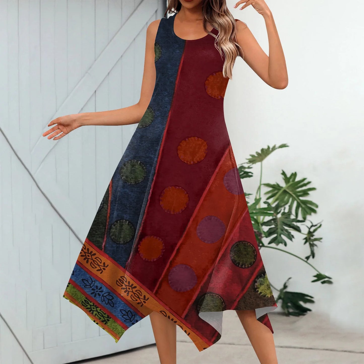 Cavell™ – Zomerjurk met Speelse Puntzoom