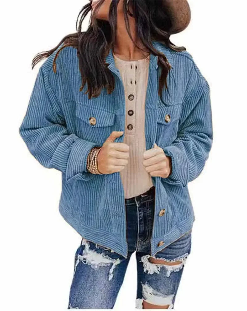 Cavell™ – Corduroy Jas met Losvallend Comfort & Tijdloze Stijl