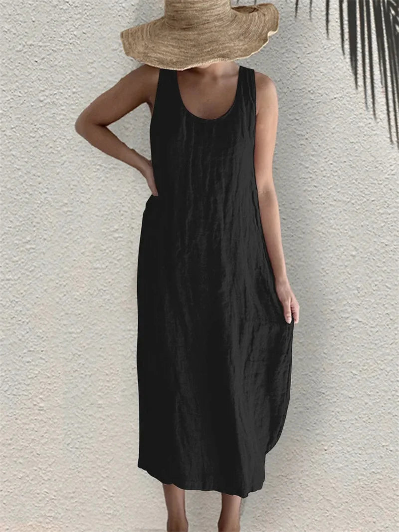 Cavell™ – Linnenlook Zomerjurk