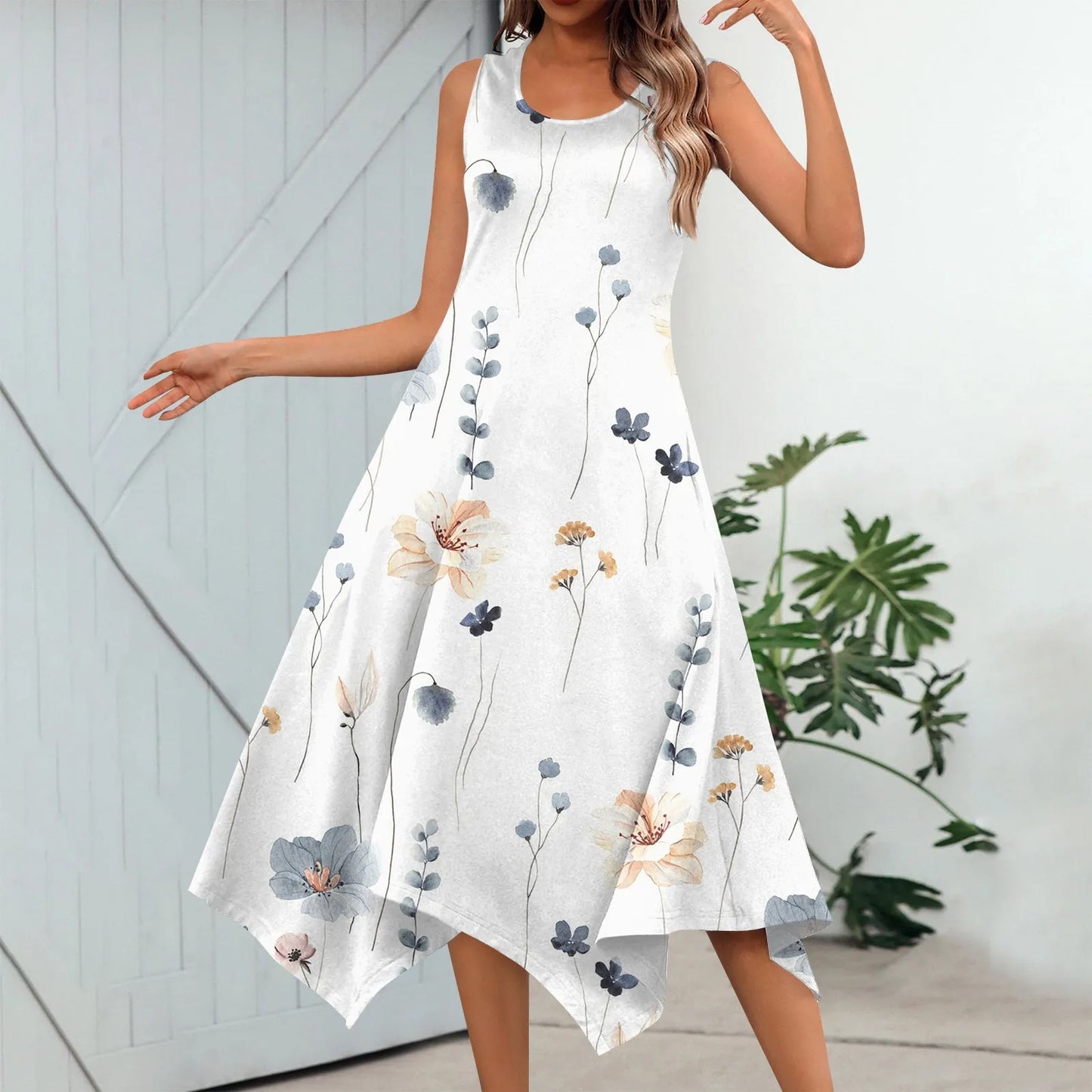 Cavell™ – Zomerjurk met Speelse Puntzoom