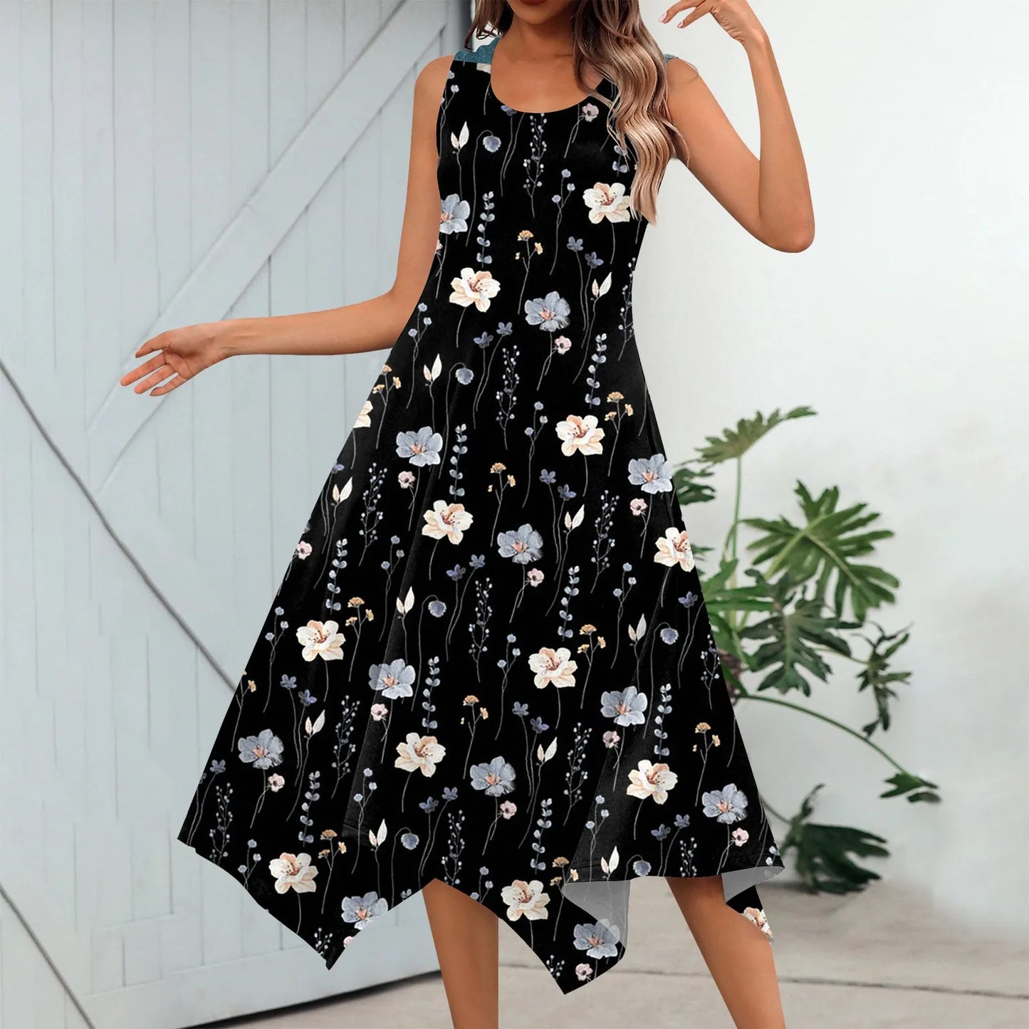 Cavell™ – Zomerjurk met Speelse Puntzoom