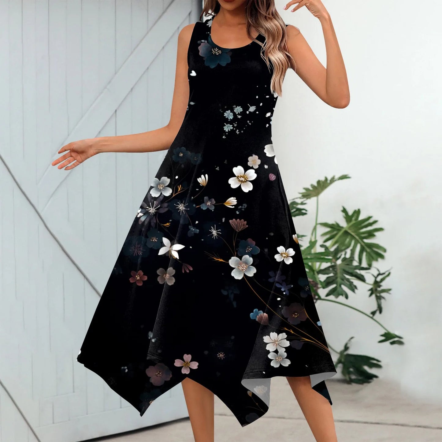 Cavell™ – Zomerjurk met Speelse Puntzoom