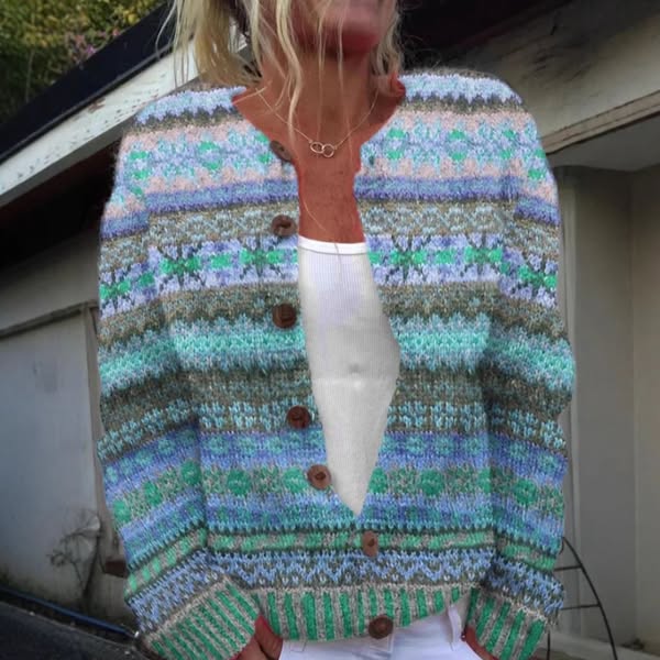 Cavell™ – Cardigan met Scandinavisch Patroon