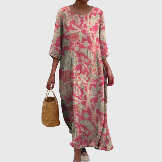 Cavell™ – Bloemenjurk met Vintage Elegantie