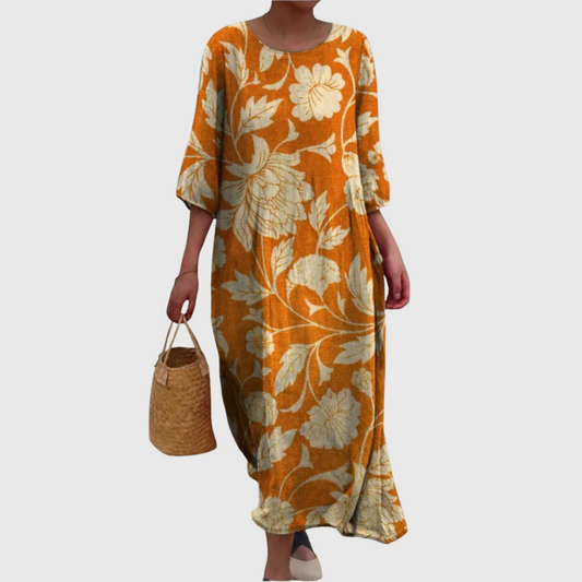 Cavell™ – Bloemenjurk met Warme Gloed