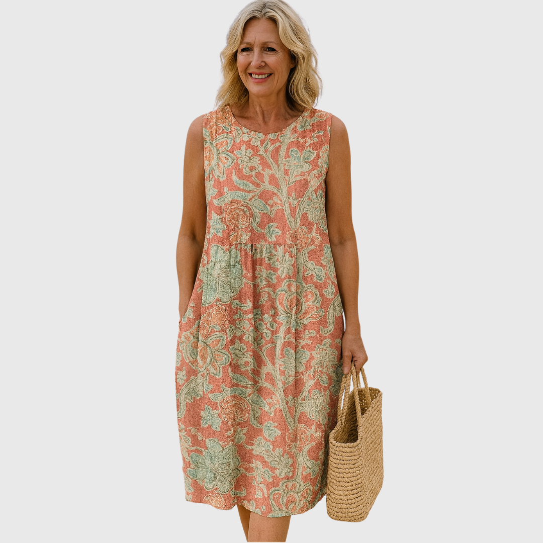 Cavell™ – Bloemenjurk met Zomerse Vrijheid
