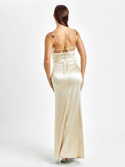 Fiorella Satin Gown | Maxi Jurk
