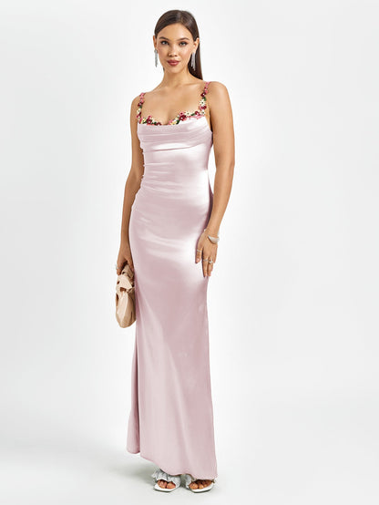 Fiorella Satin Gown | Maxi Jurk