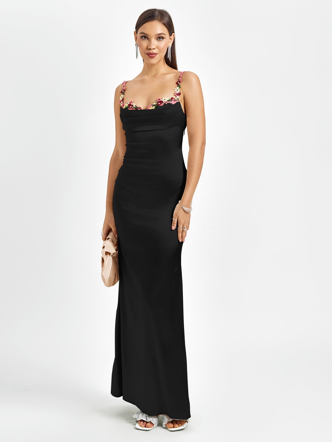 Fiorella Satin Gown | Maxi Jurk