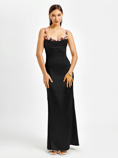 Fiorella Satin Gown | Maxi Jurk