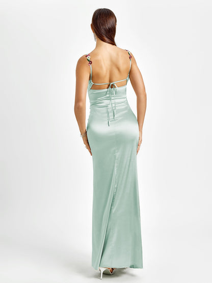 Fiorella Satin Gown | Maxi Jurk
