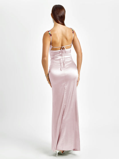 Fiorella Satin Gown | Maxi Jurk