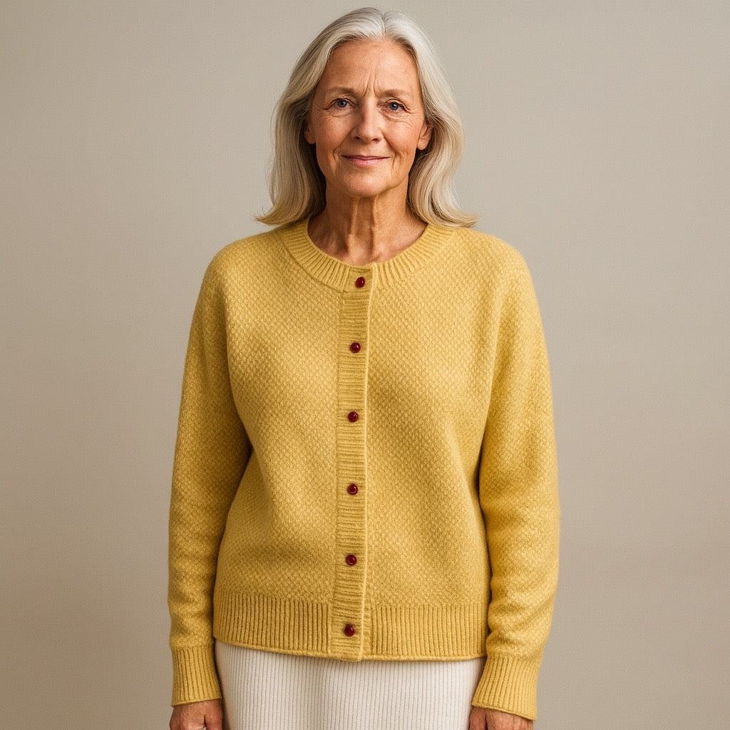 Cavell™ – Losvallend Vest met Ronde Hals & Knopen