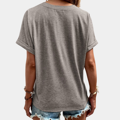 Cavell™ - Luchtige zomertop met v-hals