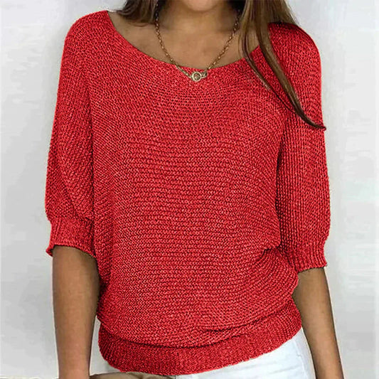 Cavell™ – Luchtige Gebreide Top met Elegante Valt