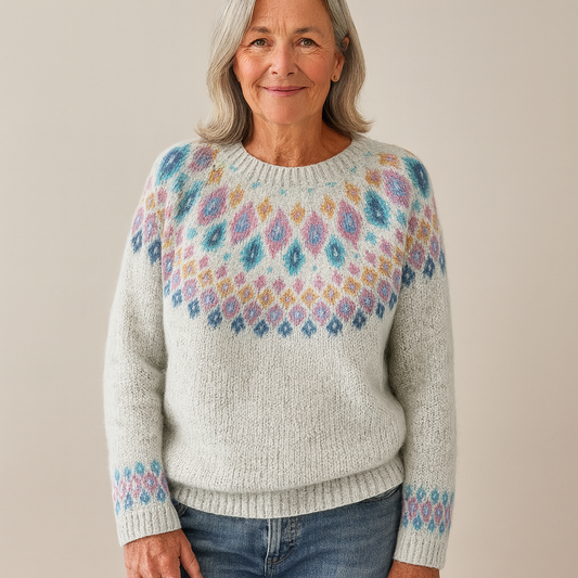 Cavell™ – Gebreide Trui met Zacht Scandinavisch Patroon