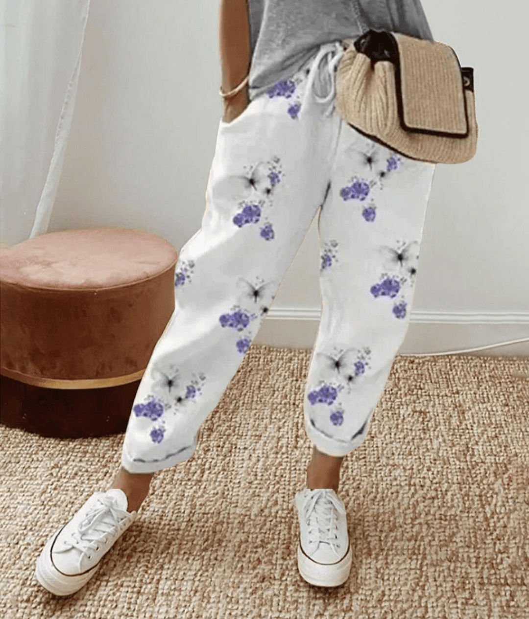 Elly - Elegante katoen-linnen broek