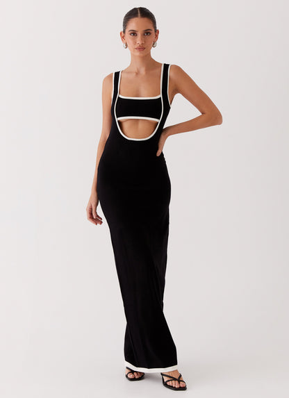 Whispers of Paris Knit Maxi Jurk