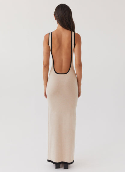 Whispers of Paris Knit Maxi Jurk