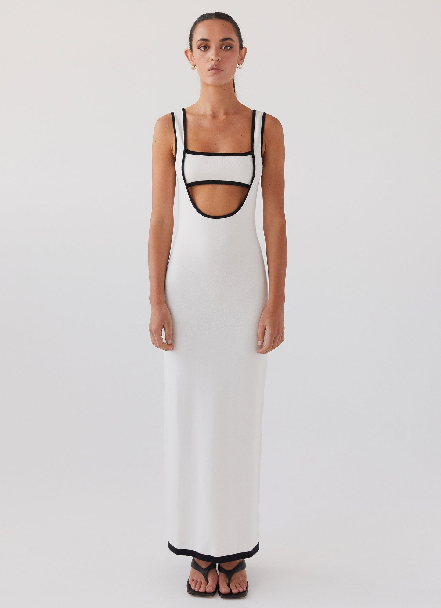 Whispers of Paris Knit Maxi Jurk