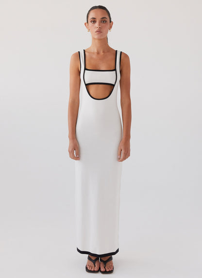 Whispers of Paris Knit Maxi Jurk