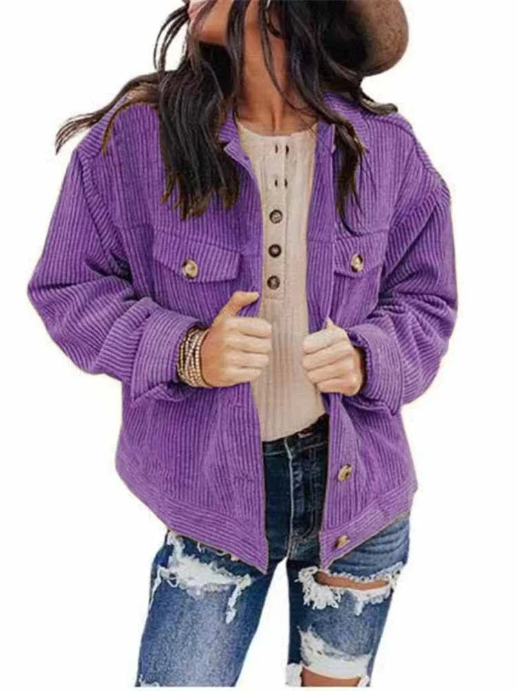 Cavell™ – Corduroy Jas met Losvallend Comfort & Tijdloze Stijl