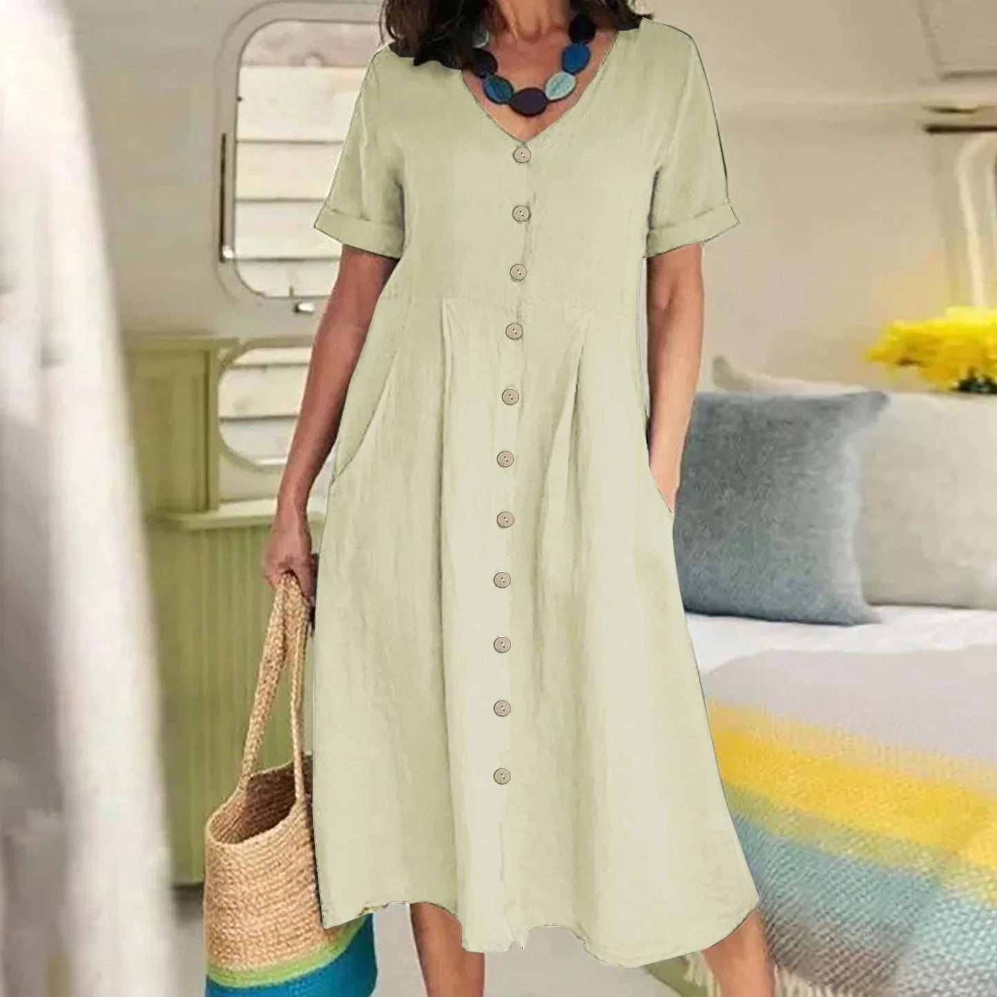 Cavell™ – Knoopjurk met Zomerse Klasse