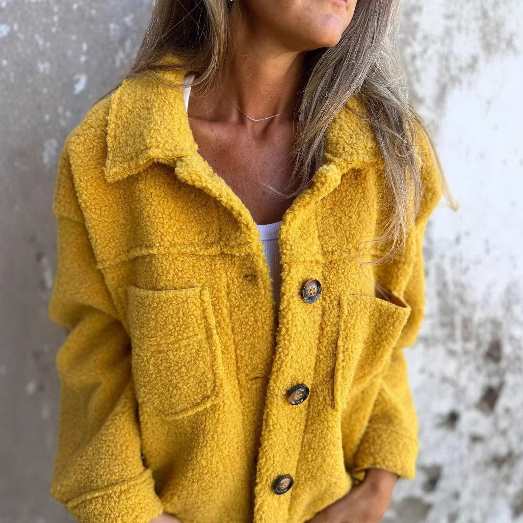 Cavell™ – Teddy Jas met Warme Stof & Casual Pasvorm