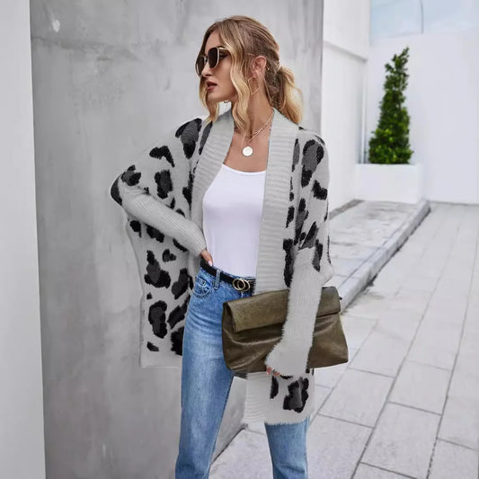 Cavell™ – Losvallend Vest met Leopardprint