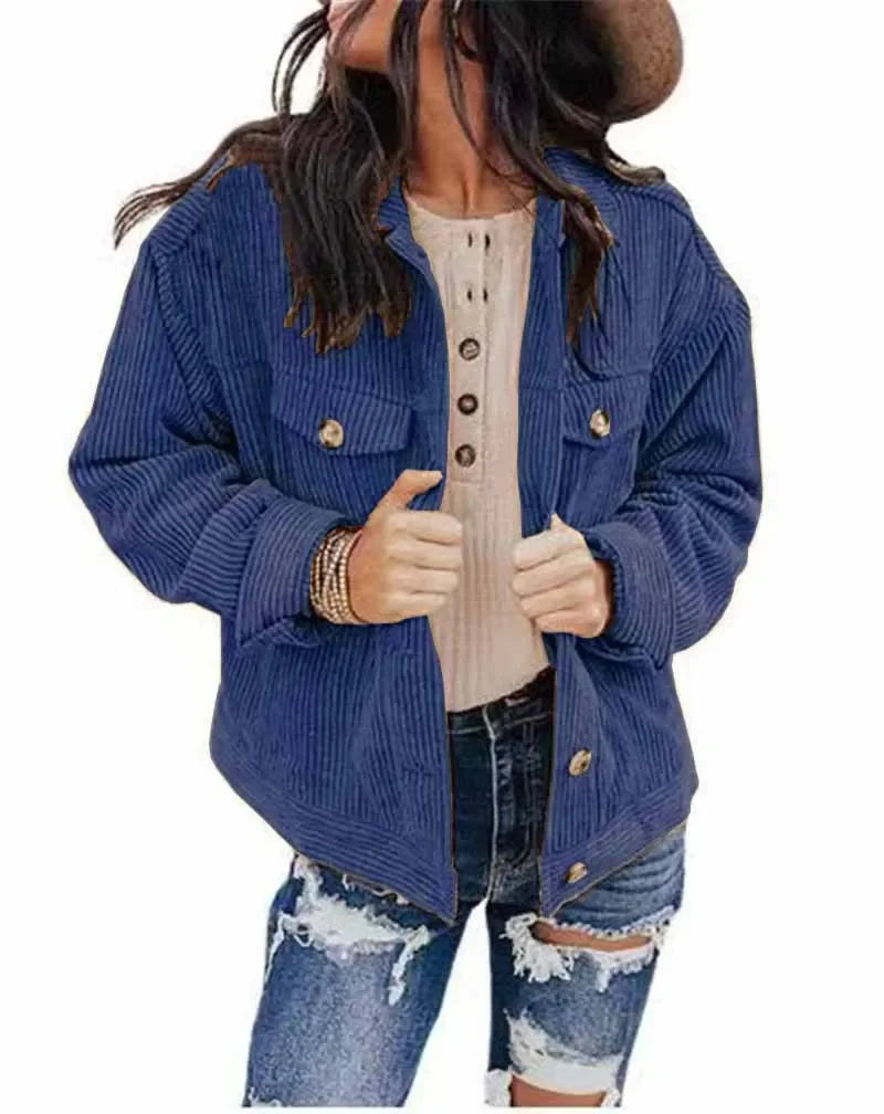 Cavell™ – Corduroy Jas met Losvallend Comfort & Tijdloze Stijl