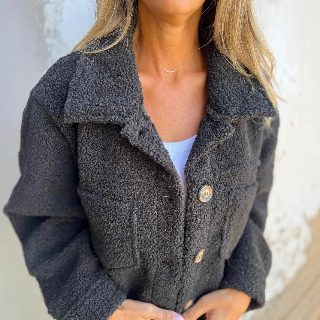 Cavell™ – Teddy Jas met Warme Stof & Casual Pasvorm