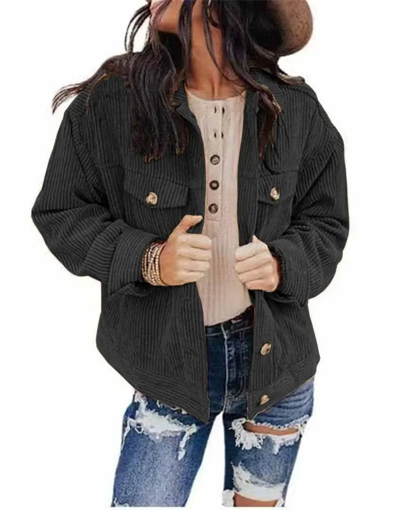 Cavell™ – Corduroy Jas met Losvallend Comfort & Tijdloze Stijl
