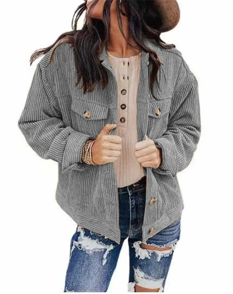 Cavell™ – Corduroy Jas met Losvallend Comfort & Tijdloze Stijl