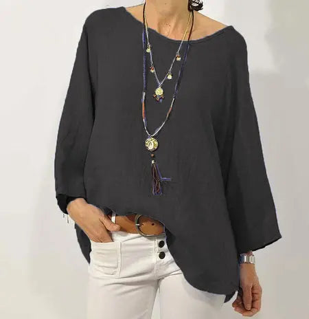 Cavell™ – Blouse met Nonchalante Elegantie
