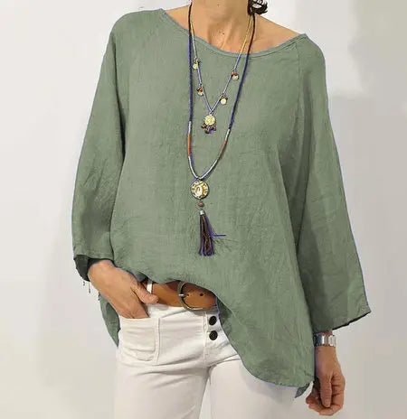 Cavell™ – Blouse met Nonchalante Elegantie