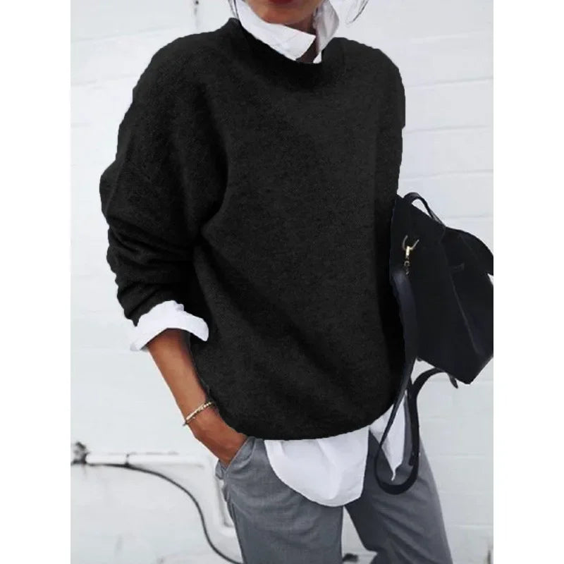 Cavell™ – Losvallende Basic Trui met Tijdloze Look