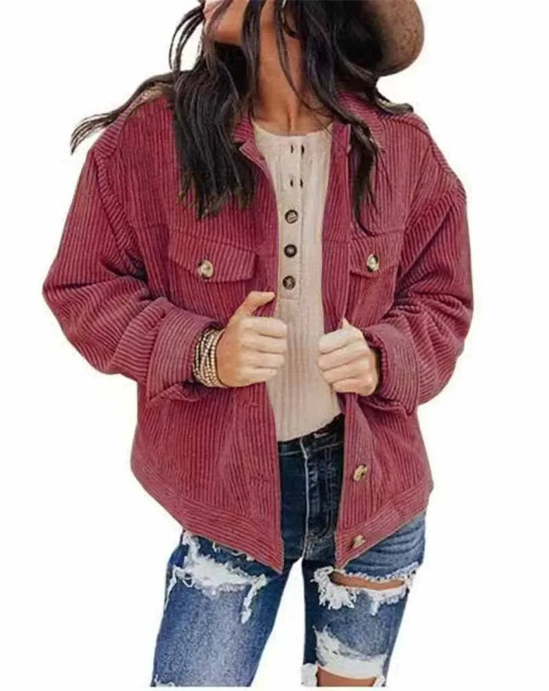 Cavell™ – Corduroy Jas met Losvallend Comfort & Tijdloze Stijl