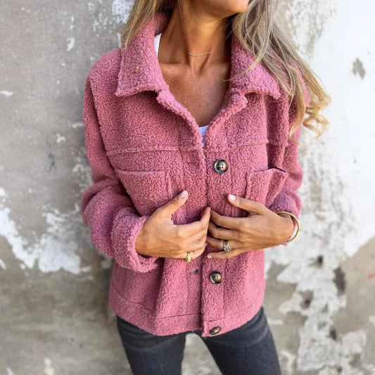 Cavell™ – Teddy Jas met Warme Stof & Casual Pasvorm