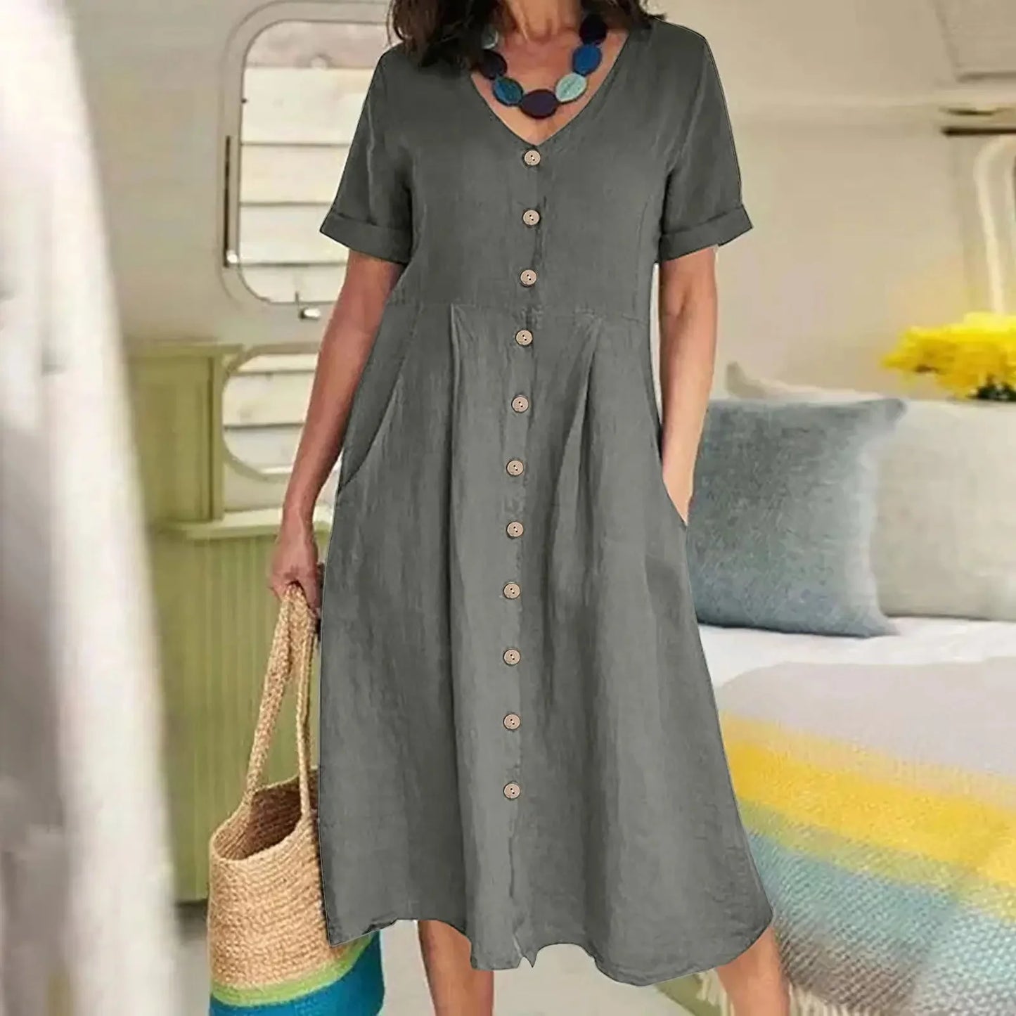 Cavell™ – Knoopjurk met Zomerse Klasse