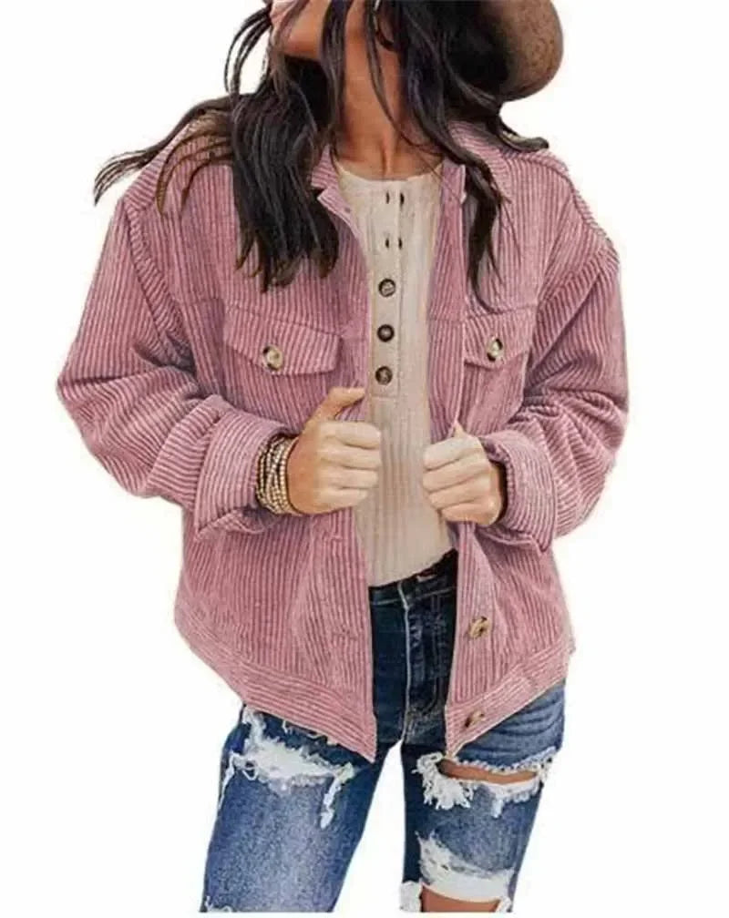 Cavell™ – Corduroy Jas met Losvallend Comfort & Tijdloze Stijl