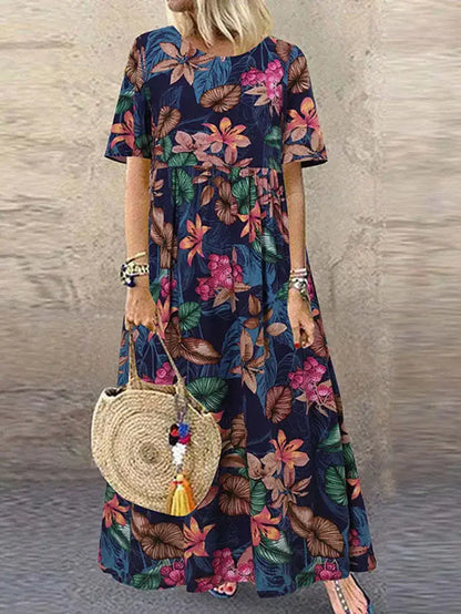 Cavell™ – Tropische Maxi Zomerjurk