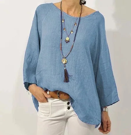 Cavell™ – Blouse met Nonchalante Elegantie