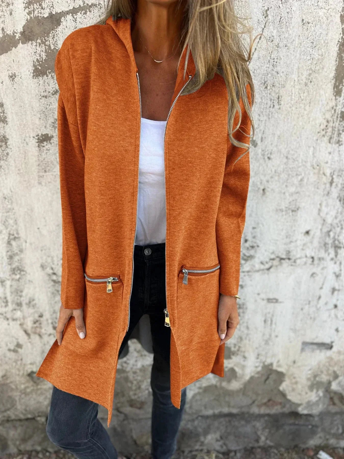 Cavell™ – Lang Ritsvest met Losvallende Pasvorm & Praktische Details