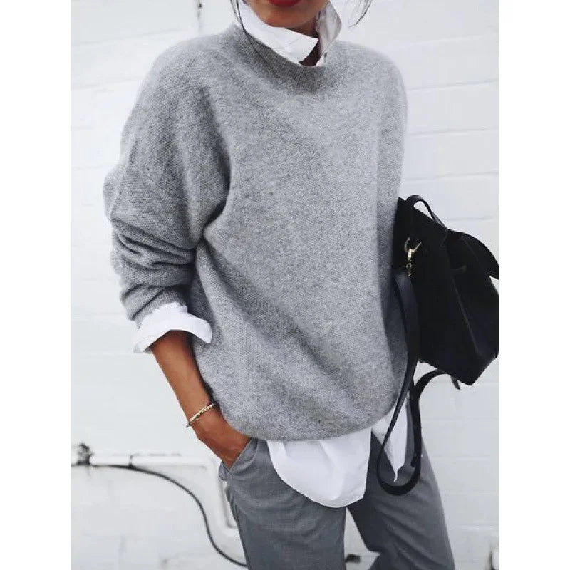 Cavell™ – Losvallende Basic Trui met Tijdloze Look