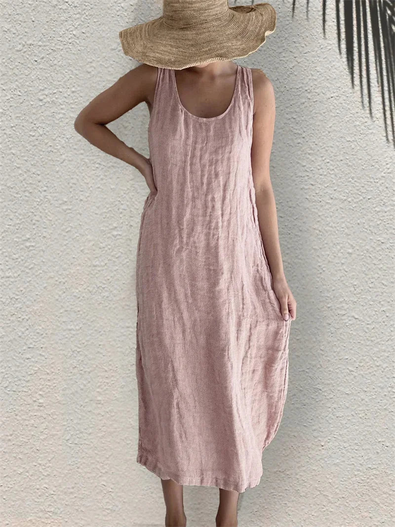 Cavell™ – Linnenlook Zomerjurk