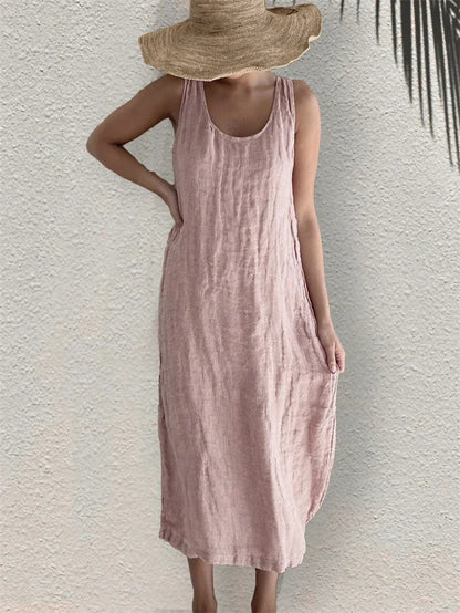 Cavell™ – Linnenlook Zomerjurk