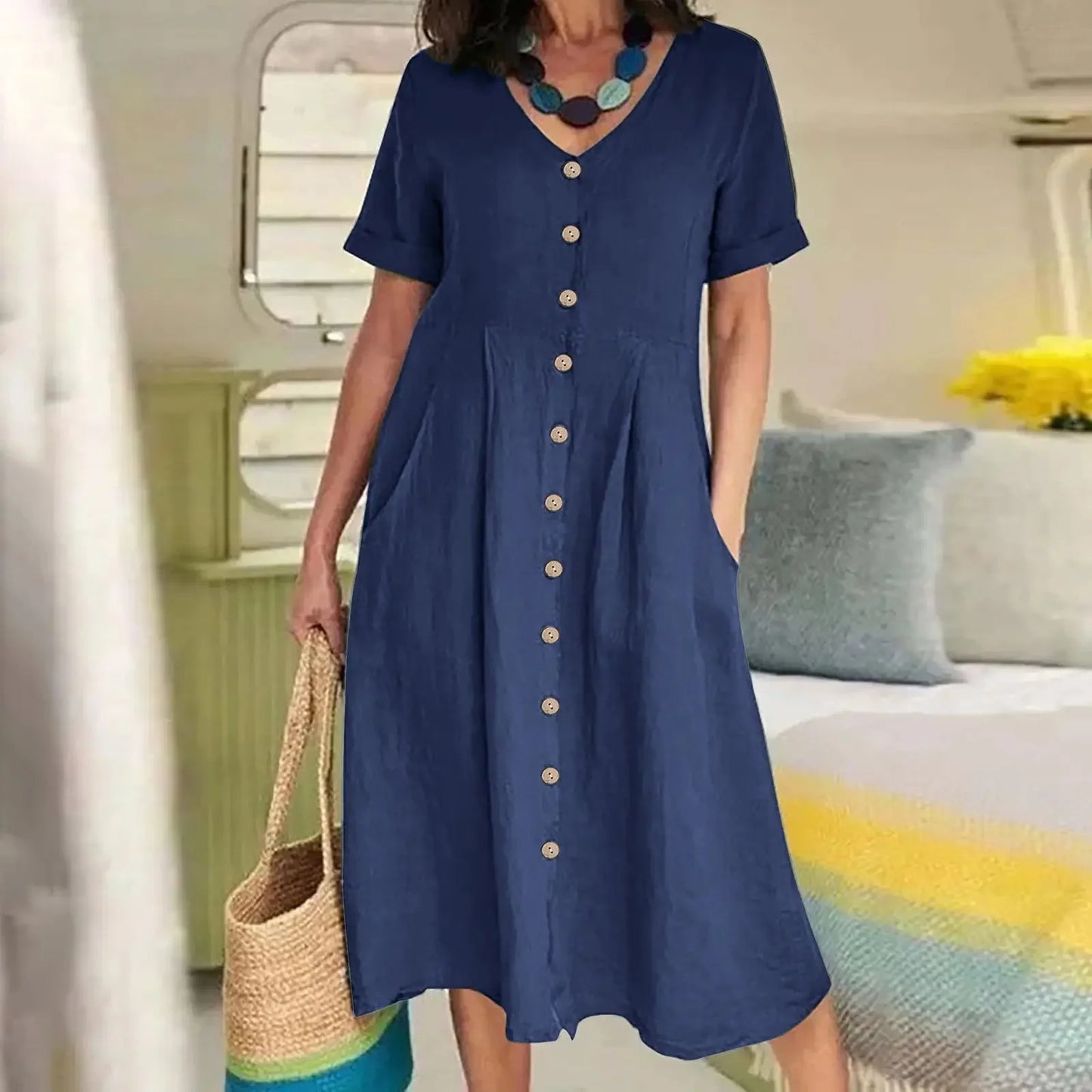 Cavell™ – Knoopjurk met Zomerse Klasse