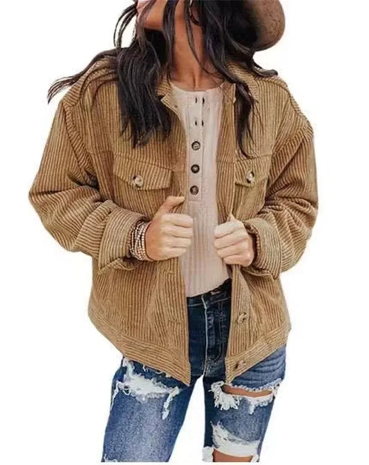Cavell™ – Corduroy Jas met Losvallend Comfort & Tijdloze Stijl